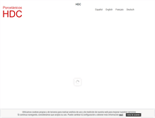 Tablet Screenshot of porcelanicoshdc.es